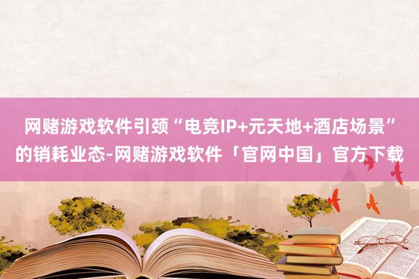 网赌游戏软件引颈“电竞IP+元天地+酒店场景”的销耗业态-网赌游戏软件「官网中国」官方下载